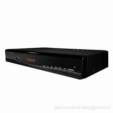 Mexico HD ATSC converter box, supports USB PVR/1080p/H.264/MPEG4/Ch3/Ch4, measures 220*135*38mm